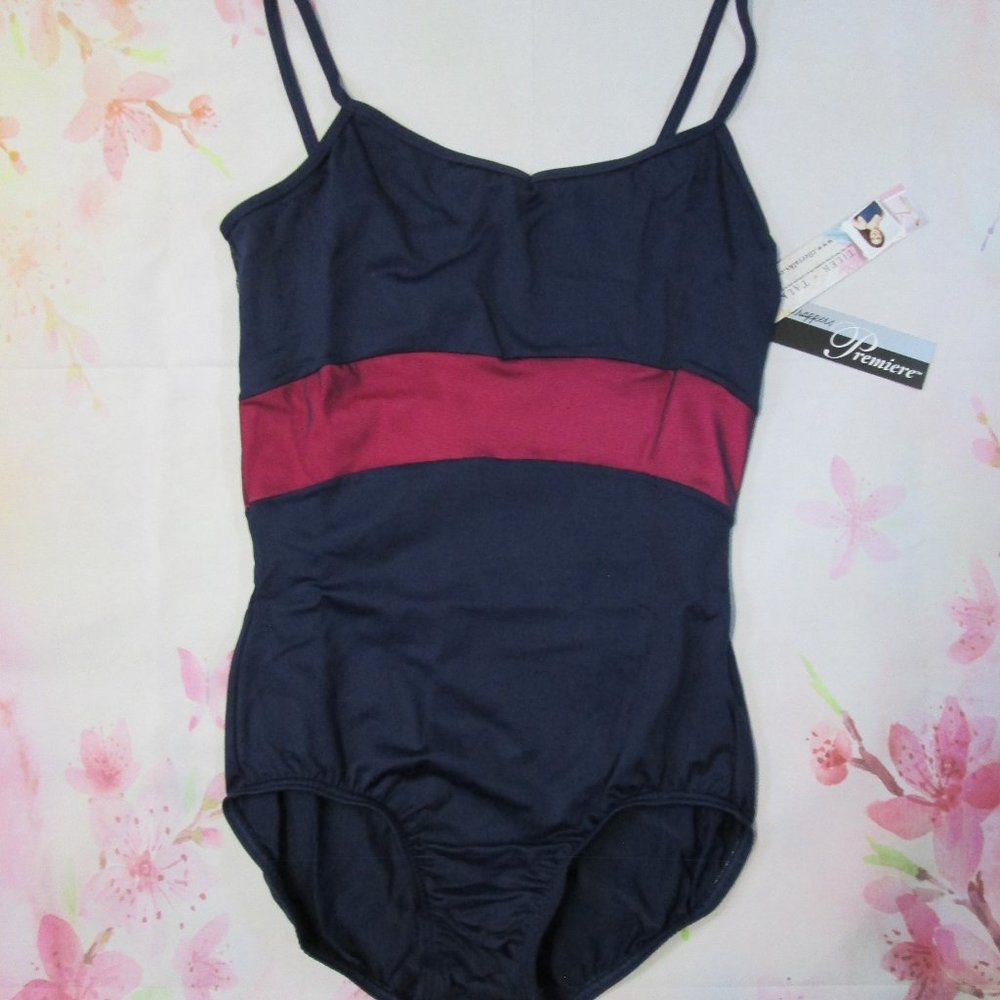 Leotard New Body Wrappers Womens LA Tall Dance Ballet Lyrical Costume Navy Blue
